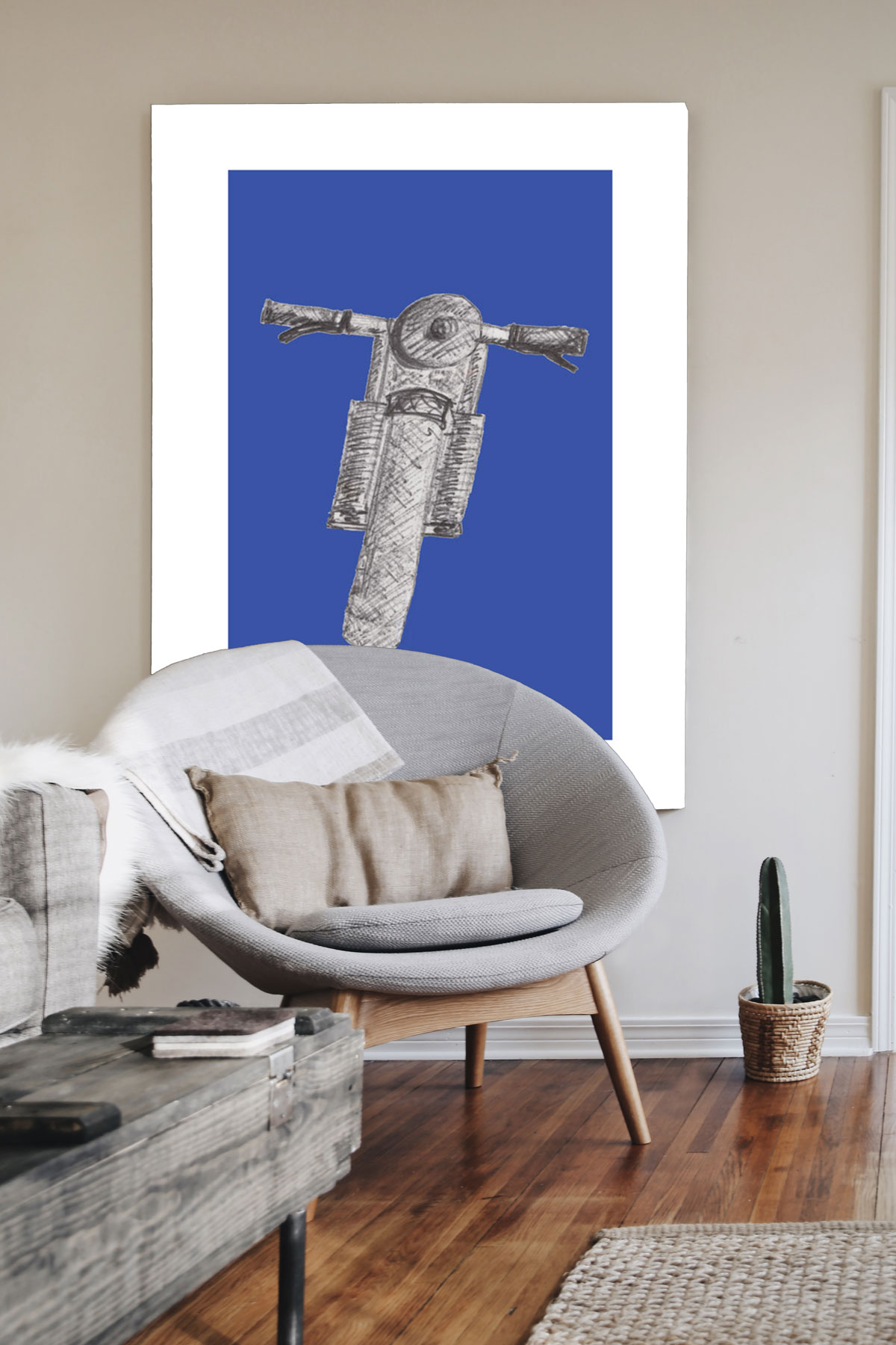 Electra Glide in blue - Bold, electric & iconic